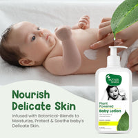 Mother Sparsh Plant Powered Natural Baby Lotion With Organic Shea Butter & Oatmeal Extract | For All Day Deep Hydration | 200ml