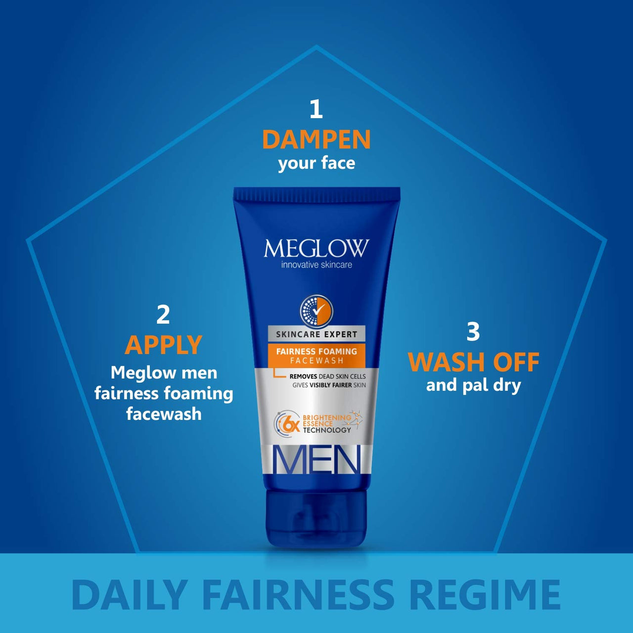 Meglow Men & Women Skin care Combo Pack of 4- Men & Women Skin brigehtening Cream 30g Each|Men's & Women's Instant glow Facewash 70g Each |For Smooth, Clean & Radiant Skin