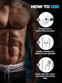 Beardo Ball Sack Intimate Wash For Men, 100ml | Prevent Odour, Itch, Sweating | No Dryness No Irritation | PH Balance Intimate Foaming Cleanser For Men