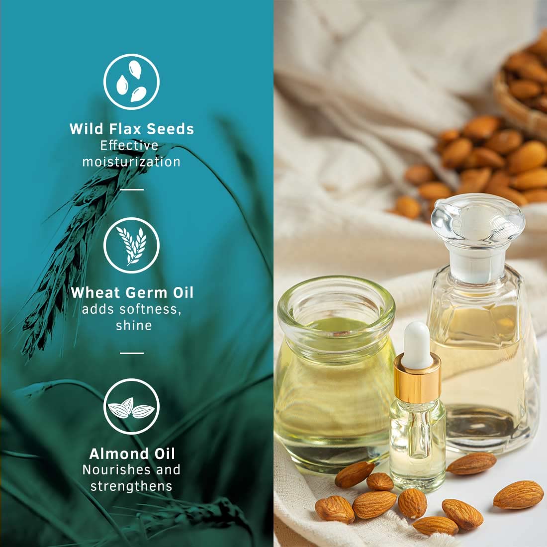 USTRAA Hair Cream for Men - 2 x 100g - For Daily Use with Light Hold- Style & nourishment | Wheat Germ Oil | Wild Flax Seed Extracts | Moisturizes Hair | Non-sticky, Sulphate & Paraben FREE (Set of 2)