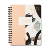 Compendium Spiral Notebook - Go out there and do something remarkable. — A Designer Spiral Notebook with 192 Lined Pages, College Ruled, 7.5”W x 9.25”H 