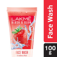Lakmé Blush & Glow Gel Face Wash - Strawberry Blast, 100g and Blush & Glow Kiwi Freshness Gel Face Wash, 100g
