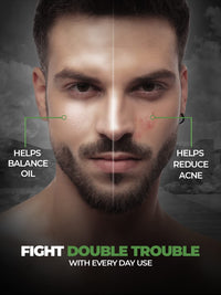 Beardo 2-in-1 Anti Acne Serum + Toner For Men, 30ml | Face Serum For Men | Acne Serum with AHA & Niacinamide | Reduces Pores & Acne Scars for Smooth Skin