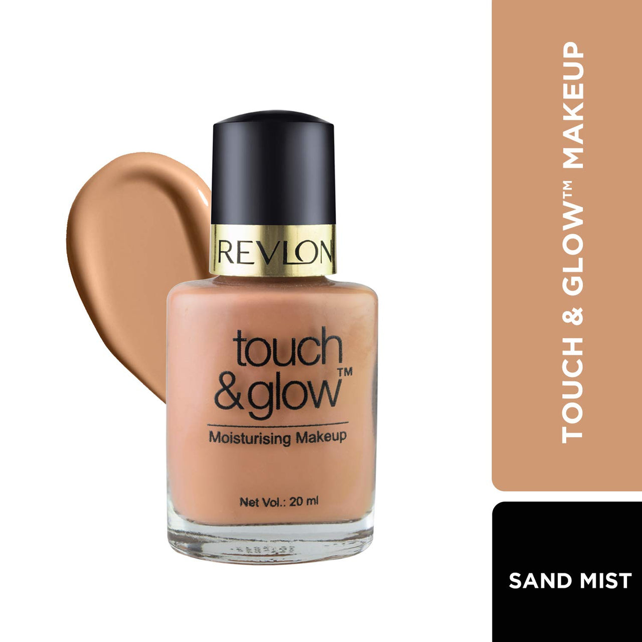 REVLON Touch And Glow Light Coverage Radiant Liquid Make Up For All Skin Type, Sand Mist/20Ml