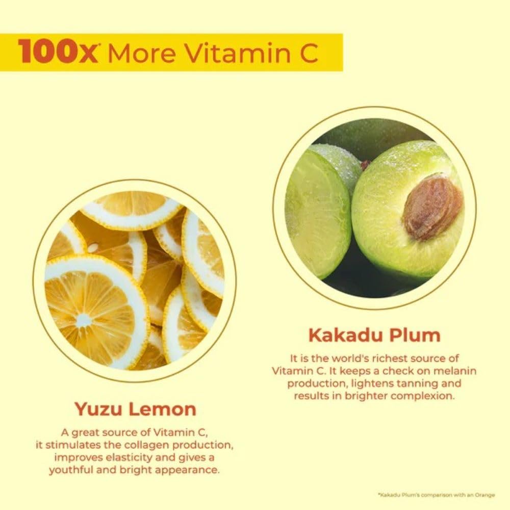 Lotus Herbals WhiteGlow Vitamin-C Gel Cream_50g + Face Wash_100g + Face Serum_30ml (Set Of 3)