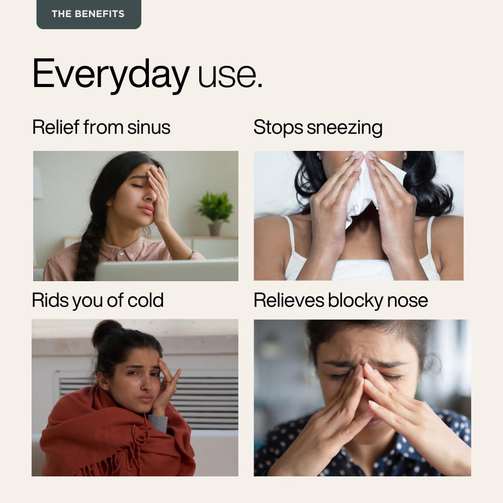 PURETIVE Cold Care Roll-On | Natural Breathing Support | Natural Congestion Relief | Refreshing Aroma| Pure & Safe & Gentle on Skin| 100% Pure Essential Oils | 10ML (Pack of 1)