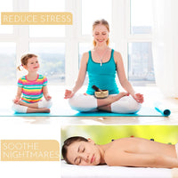 Tibetan Singing Bowl Set - Rose Quartz Pendulum Necklace and 7 chakra healing crystal stones - Handcrafted in Nepal for Meditation, Mindfulness, Yoga, Spiritual Healing and Stress Relief 4