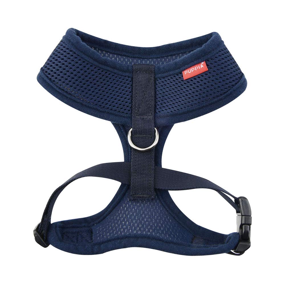 Puppia Soft Dog Harness, Navy, XX-Large (PDCF-AC30-NY-XXL)