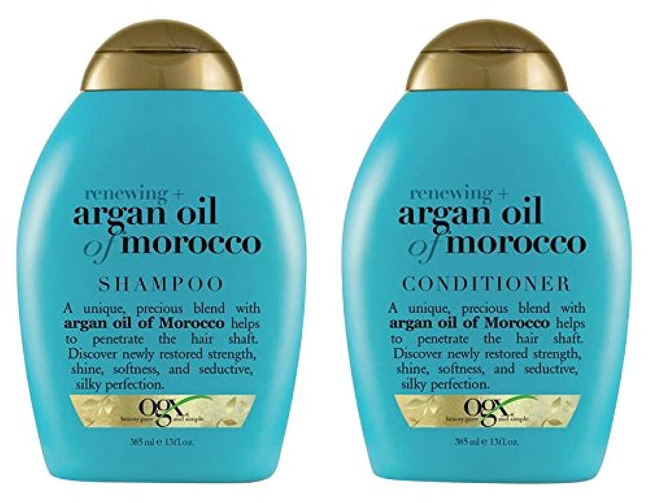 OGX Organix: Moroccan Argan Oil Shampoo + Conditioner 13 Oz Combo Pack