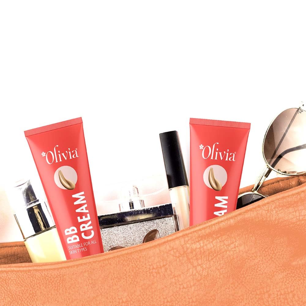 Olivia BB Cream with SPF30 | Easily Blendable with Natural Coverage, Lightweight, Long Lasting, Gives Natural Finish | 15gm