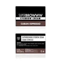 PAC SuperBrowww Cream (Cuban Espresso) | Long Lasting Highly Pigmented Smudgeproof Brow Pomade | Natural Brown Eyebrow Definer for Women | 6G