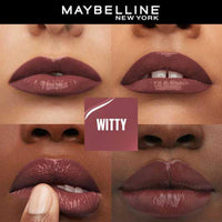 Maybelline New York SuperStay Vinyl Ink Liquid Lipstick - Witty, Instant Shine & Transfer Proof. SuperStay Vinyl Ink Liquid Lipstick Last Up To 16Hr, Enriched With Vitamin E & Aloe | 4.2ml