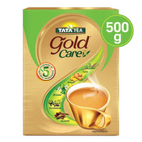 Tata Tea Gold Care 500 gram, Goodness Of Cardamom, Ginger Powder, Tulsi, Brahmi & Mulethi, Natural Ingredients, Exquisite Blend Of Tea, Rich In Taste, Black Tea