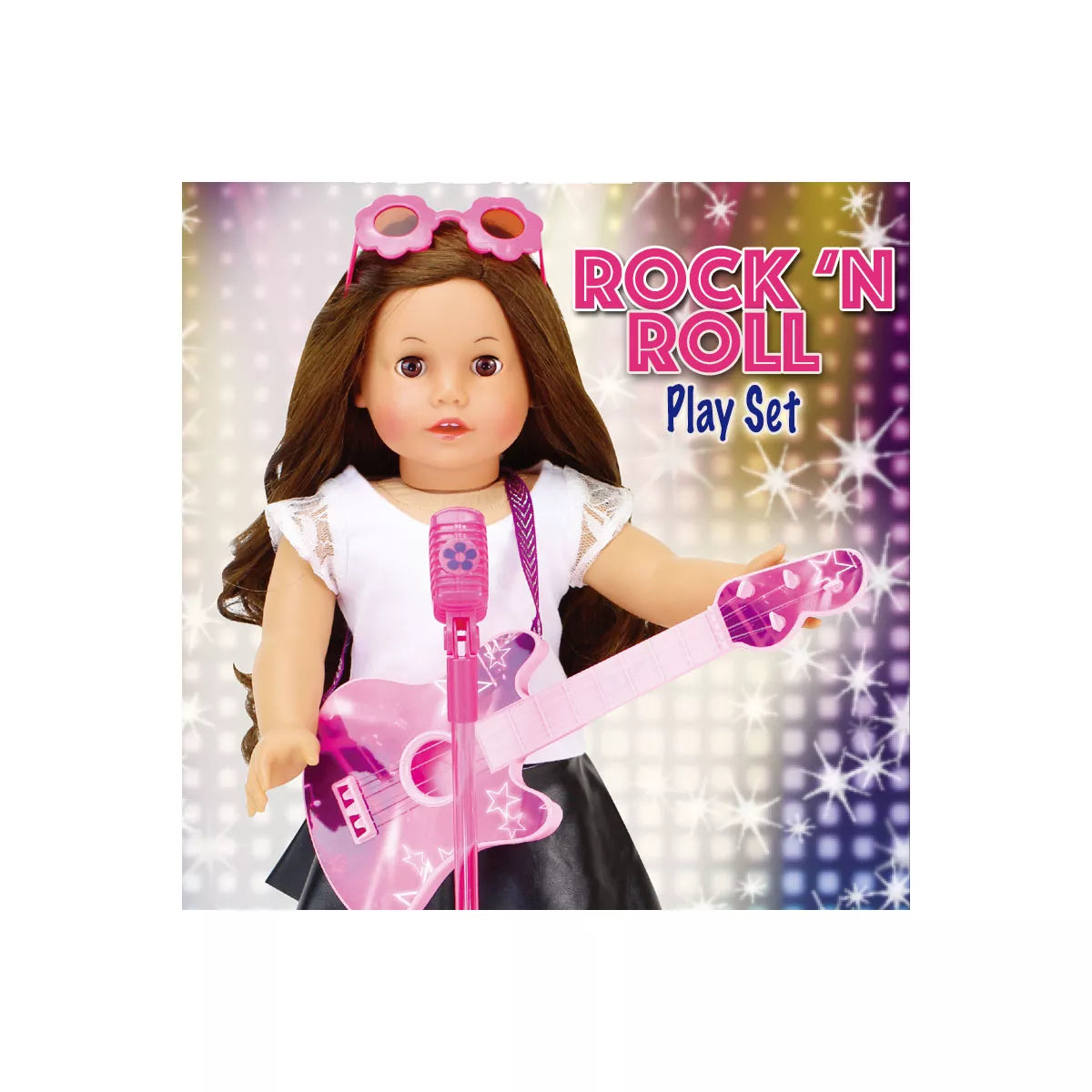 Sophia’S Guitar, Sunglasses and Microphone for 18" Dolls, Pink