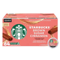 Starbucks Blonde Roast K-Cup Coffee Pods, Brown Sugar Cinnamon, 64 Ct.