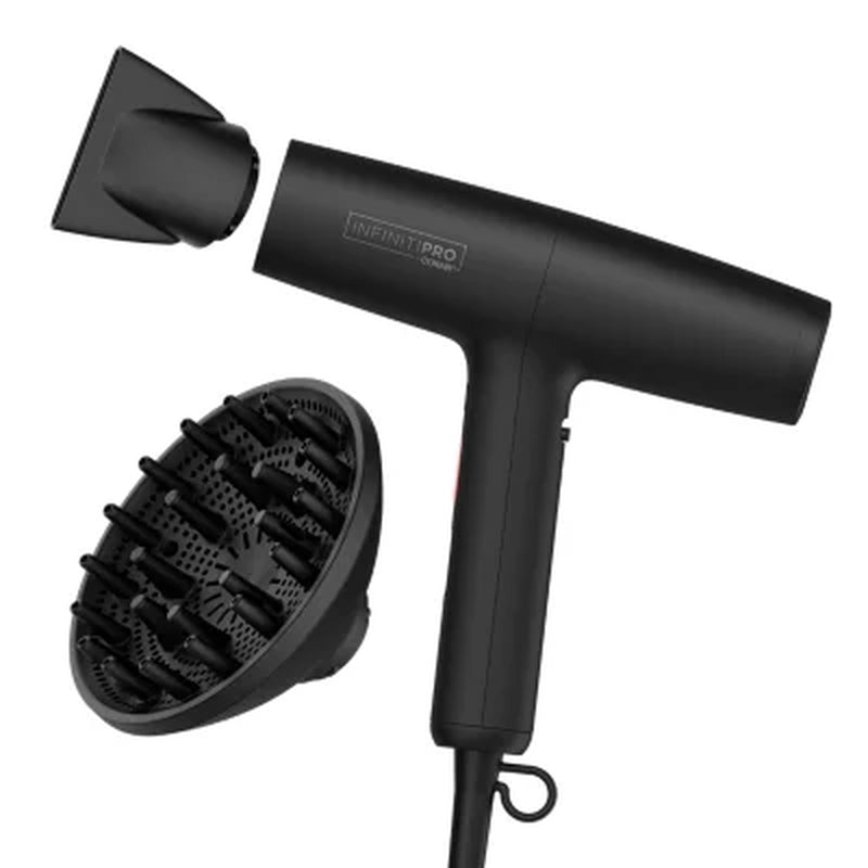 Infinitipro by Conair Digitalaire Hair Dryer with Brush and Storage Bag