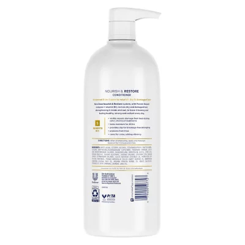 Dove Nourish & Restore 5-In-1 Conditioner, 33.8 Fl. Oz.