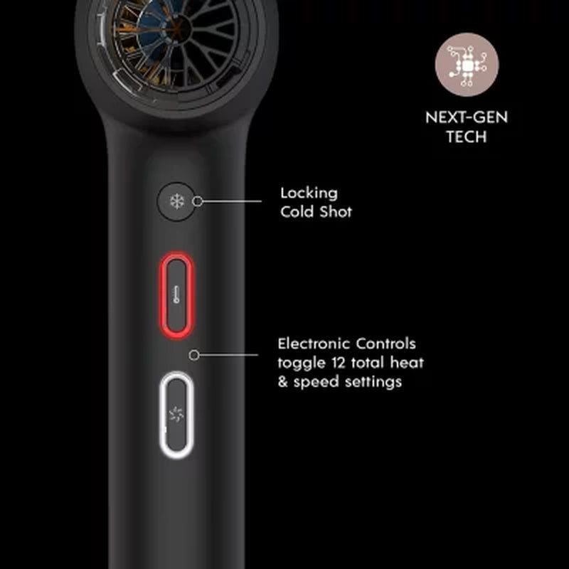 Infinitipro by Conair Digitalaire Hair Dryer with Brush and Storage Bag