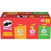 Pringles Snack Stacks Variety Pack Chips, 0.67 Oz., 36 Ct.