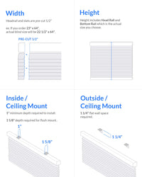 CHICOLOGY Blinds for Windows , Mini Blinds , Window Blinds , Door Blinds , Blinds & Shades , Camper Blinds , Mini Blinds for Windows , Horizontal Window Blinds , Gloss Gray, 12