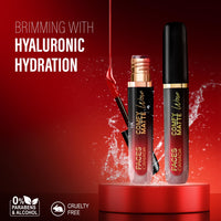 FACES CANADA Super Easy Glam Combo - Strobe Cream - Rose Gold (18 ml) + Magneteyes Kajal - Black (0.35 gm) + Comfy Matte Wow Liquid Lipstick - Cocoa Crush 07 (3.8 ml) | Illuminating & Glowing Makeup Base | Highly Pigmented