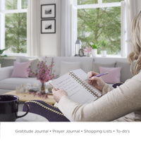 Christian Art Gifts Journal w/Scripture Man of God 1 Timothy 6:11 Bible Verse Names of God Brown 192 Ruled Pages, Large Hardcover Notebook, Wire Bound