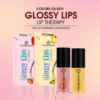 Colors Queen Lip Therapy Glossy Lip Gloss | Nourishing & Hydrating Formula | Lightweight, Highly Pigmented and One Swipe Application | Non Sticky Lip Gloss with Extra Large Applicator (02 - Avocado, 4.8ml)