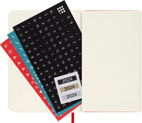 Moleskine Classic 18 Month 2023-2024 Weekly Planner, Soft Cover, Pocket (3.5