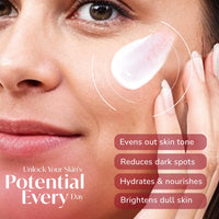 Meglow by Leeford | Skin Brightening Moisturizer Cream for Women| Hydrates, Repairs, Radiates | Reduces Dark Spots, Melanin, Melasma | Prevents Pigmentation | Even Tone Pack of 2 (30g each)