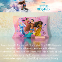 Squishmallows Bedding Silky Satin Standard Beauty Silky Satin King Size Pillowcase Cover 20x36 for Hair and Skin, (Officially Licensed Product) Squishmallows - Sleepy Mallow King (U.S. Standard)