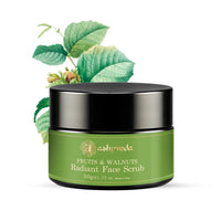 Ashpveda Fruit Face Scrub (Date and Walnut) Face Scrub for Deep Exfoliation | Helpful for Dead Skin, Smooth and Clear Complexation and Tan Removal | Hydrating & Exfoliating For Women and Men (50gm)