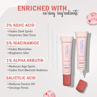 Glamveda 3% Kojic Acid Spot Corrector Gel Reduces Acne Scars & Dark Spots | Glow Booster & Pigmentation Removal | With Alpha Arbutin & Niacinamide | 20g