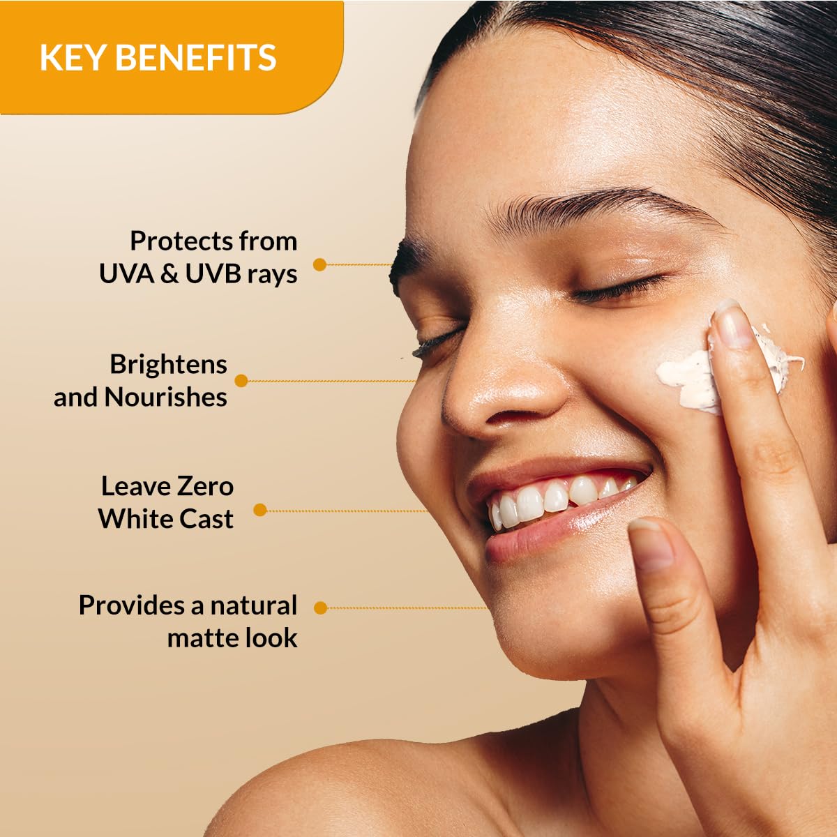 Fixderma Shadow Tinted Sunscreen Medium SPF 50 PA+++ | 1% Hyaluronic Acid & Vitamin E | Brightens & Nourishes the Skin | UVA & UVB Protection | Lightweight | No White Cast | For All Skin Types - 30gm