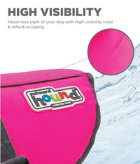 Outward Hound Granby Splash Pink Dog Life Jacket, Large Granby (Flotation) Large (Chest Girth: 28