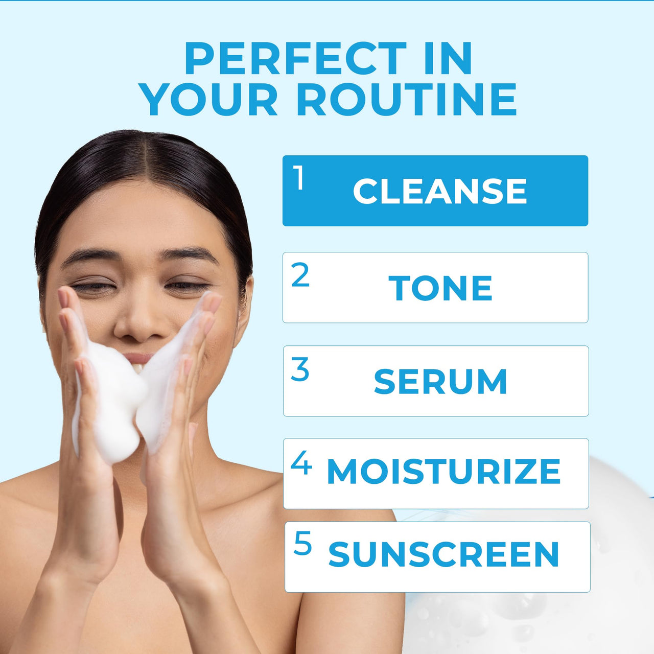 Neutriderm Foaming Cleanser Face Wash For Dry Skin: Ultra Hydrating Facial Cleanser With Niacinamide, Vitamin C, Provitamin B5 Cleansing Foam - Facial Wash Removes Makeup & Impurities - 150 Ml