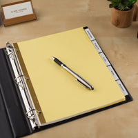 Avery Big Tab Insertable Dividers for 3 Ring Binders, 5-Tab Set, Buff Paper, Clear Tabs, 1 Binder Divider Set (11110)