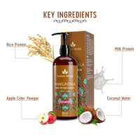 Avimee Herbal Shakuntala Daily Use Hair Cleanser | For Silky Hair | With Aloe, Apple Cider, Rice & Keratin Protein | Sulphate & Paraben Free Shampoo For Men & Women | 400 ml