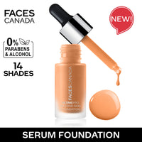 FACESCANADA Ultime Pro Second Skin Foundation - Golden Beige 032, 15ml | Lightweight Anti-Ageing Serum Foundation | 3X Lighter | Natural Matte Finish | Medium To High Coverage | SPF 15 | Non-Oily