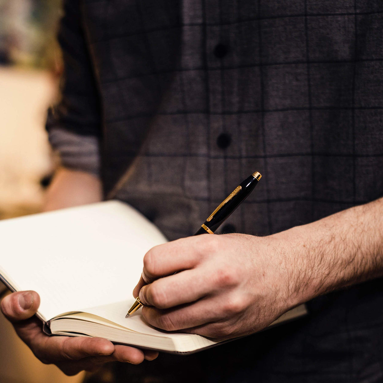 Cross Century II Refillable Ballpoint Pen, Medium Ballpen, Includes Premium Gift Box - Lustrous Chrome