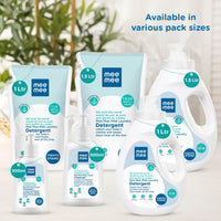 Mee Mee Baby Liquid Detergent 1.5 L | Ph balanced, Free from Harsh Chemicals, Safe for mother's hands & baby's skin | Anti-Bacterial, Removes Stains & Odor with One Drop, Hypoallergenic