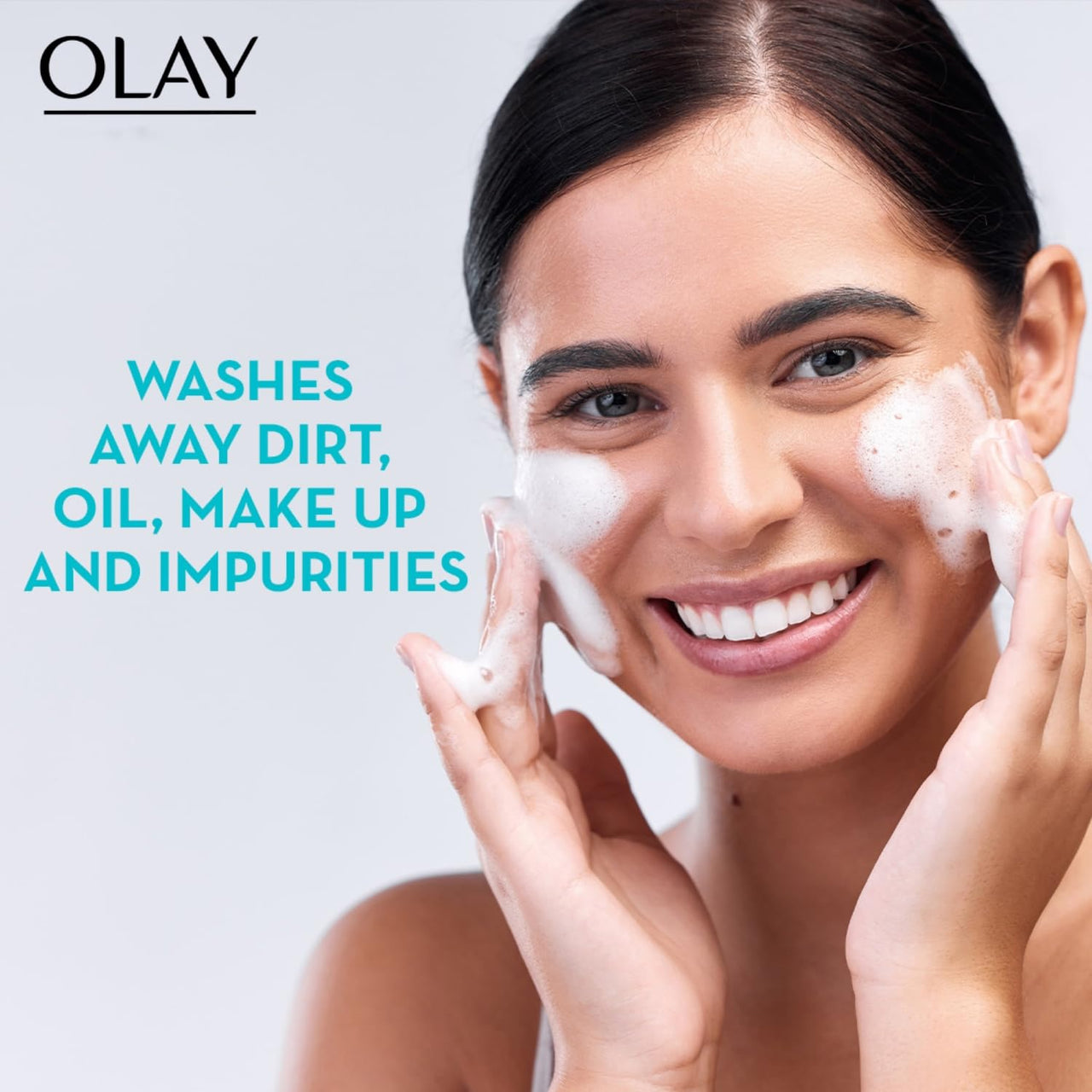 Olay Luminous Brightening Foaming Cleanser | Face Wash | Clear and Even Skin | With Glycerin | Normal, Oily, Dry, Combination Skin | 100g