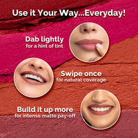 Mamaearth Moisture Matte Longstay Mini Lipstick with Avocado Oil & Vitamin E for 12 Hour Long Stay-01 Carnation Nude - 0.7 g