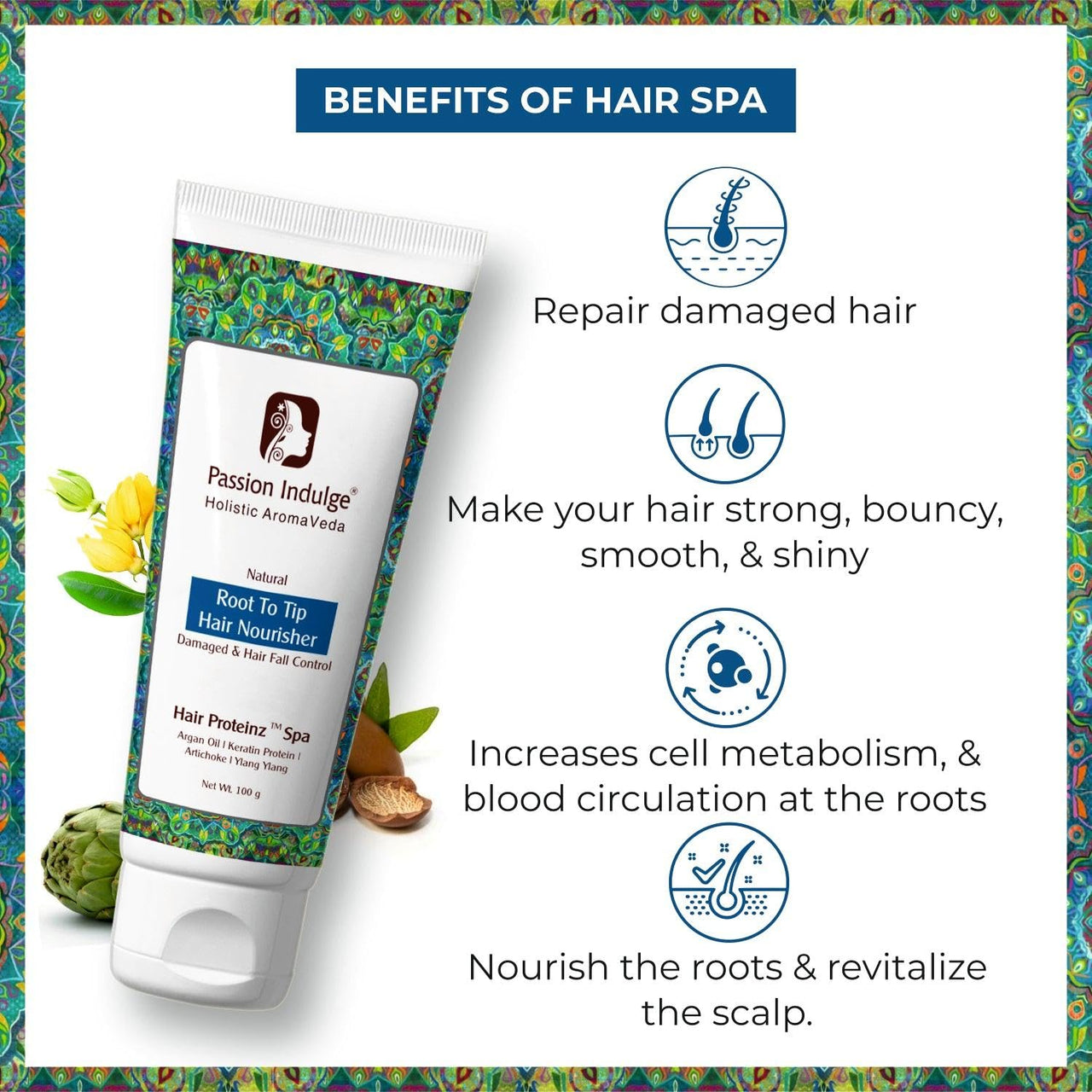 Passion Indulge Rosemary Hair Growth Conditioning combo - Rosemary hair oil, Hair fall control Shampoo & Keratin Hair spa for Dry Hair