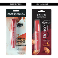 FACES CANADA Magneteyes Dramatic Volumizing Mascara - Black, 9.5ml | Lightweight, Denser & Longer Lashes | Intense Black Finish | Adds Volume | Easy Wash | No Clumping | Cruelty Free