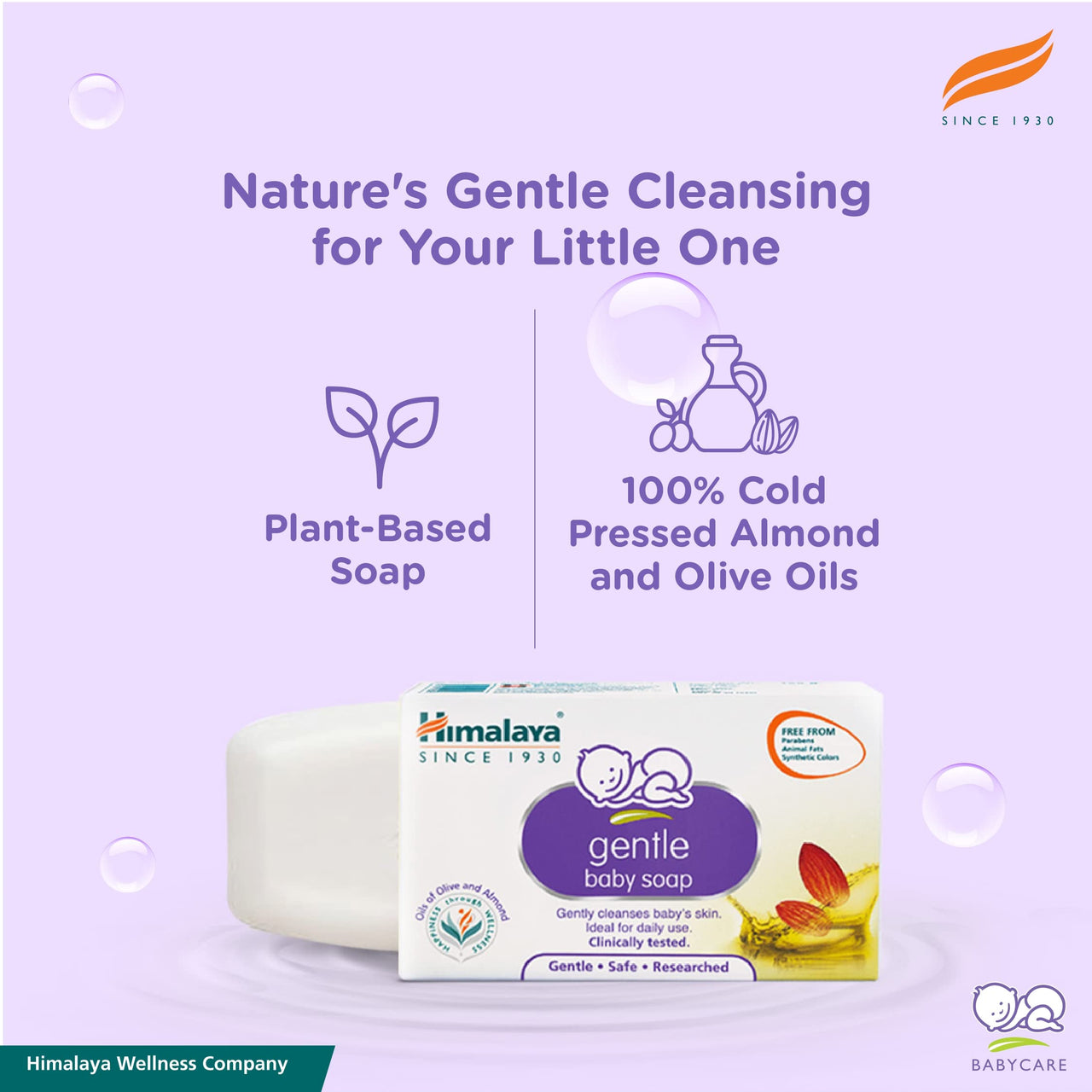 Himalaya Gentle Baby Soap (4N*75g) & Himalaya Herbals Natural Glow Kesar Face Cream, 25gm