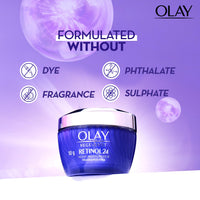 Olay Retinol Kit For Overnight Repair|Retinol Cream With Free Cleanser|Plumper, Younger Looking Skin|24H Hydration|Fragrance Free|Normal, Oily, Dry,Combination Skin|Paraben & Sulphate Free|Pack Of 2