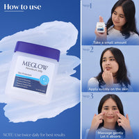 Meglow Moisturizing Petroleum Jelly | Deep Hydration & Skin Protection | Vitamin E Helps Lock in Moisture | Heal Dry Skin & Prevent Cracks for Soft, Smooth Skin Pack of 3 (100g Each)