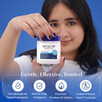 Meglow Moisturizing Petroleum Jelly | Deep Hydration & Skin Protection | Vitamin E Helps Lock in Moisture | Heal Dry Skin & Prevent Cracks for Soft, Smooth Skin- Pack of 2 (100g Each)