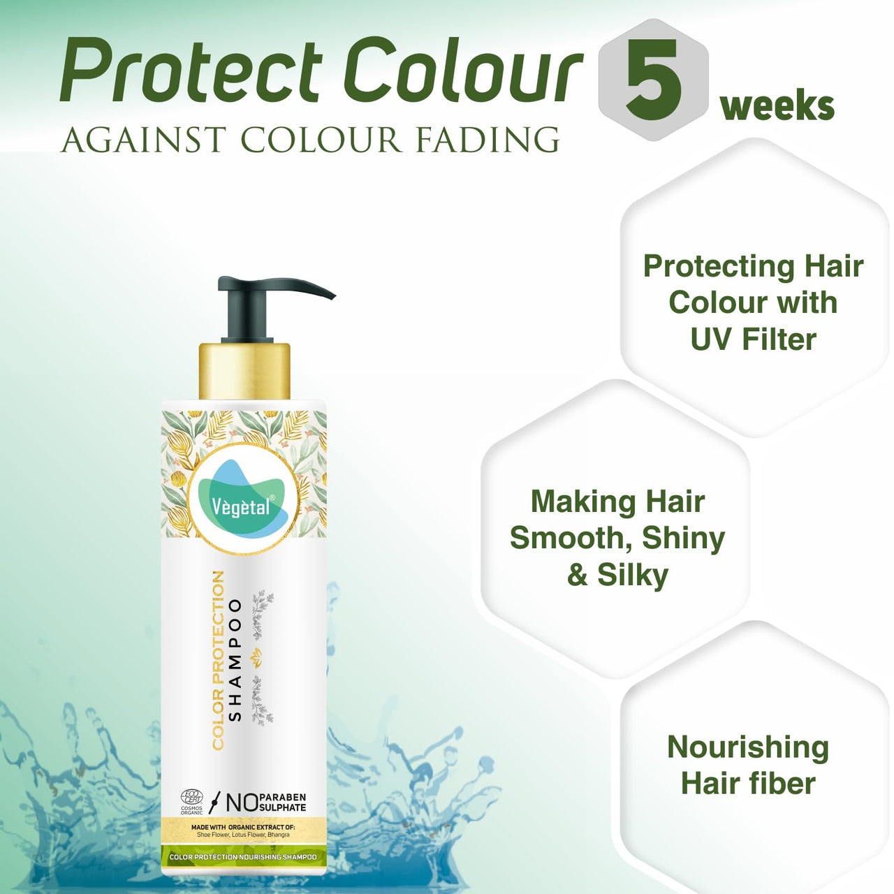 Vegetal Color Protection Shampoo 200ml.