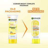 Garnier Skin Naturals, Facewash, Cleansing and Brightening, Bright Complete, 100 g